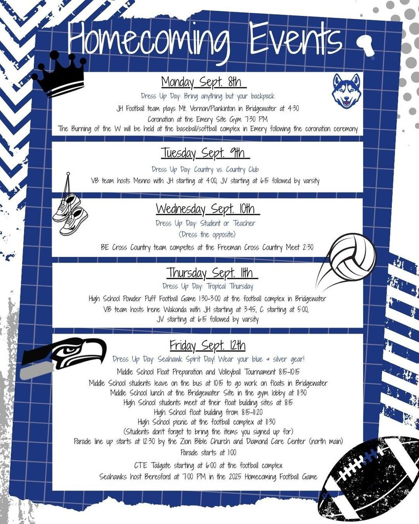 MS/HS Homecoming Events