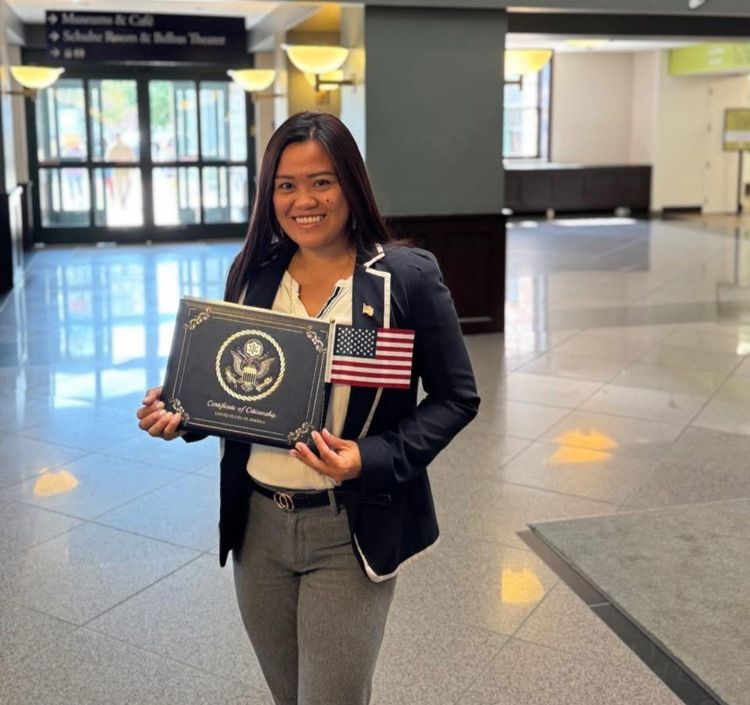 Our new U.S. citizen! 🇺🇸