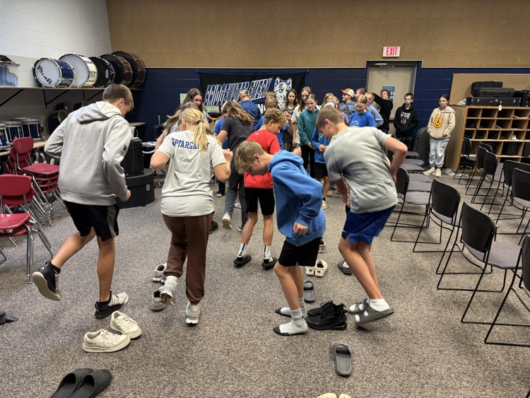 Matching the footwork.