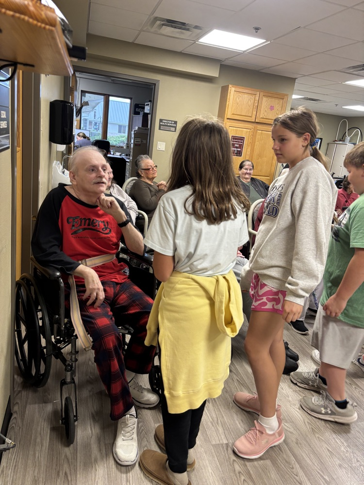 A quick little visit.