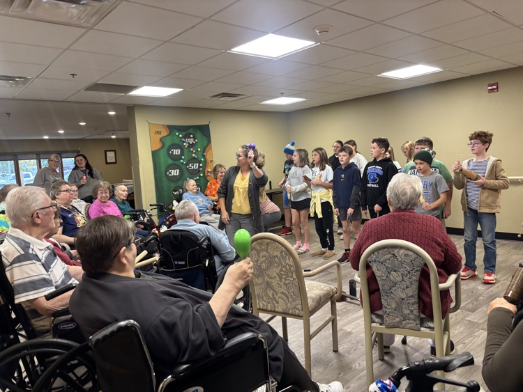 Autumn is Here With the residents assisting.