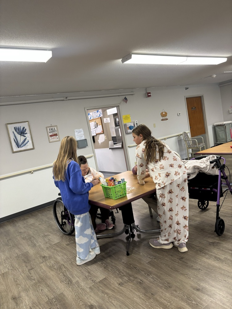 Board games at the nursing home!