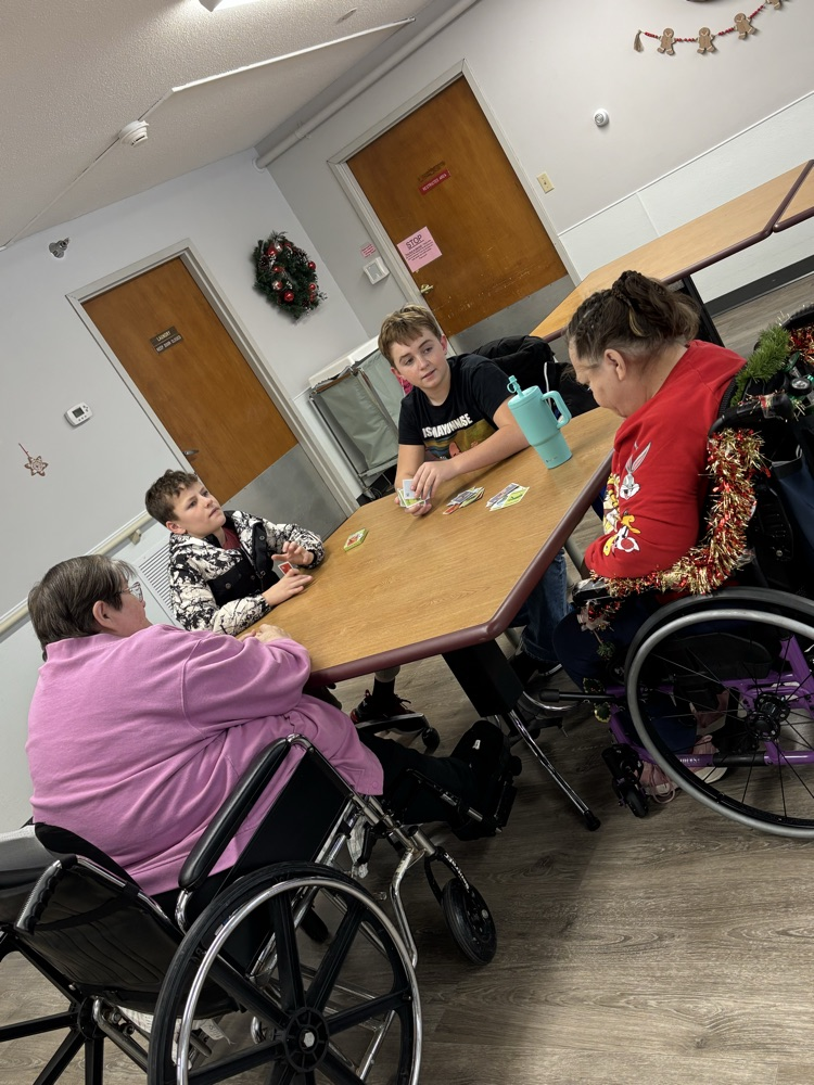 5th - board games at the nursing home!