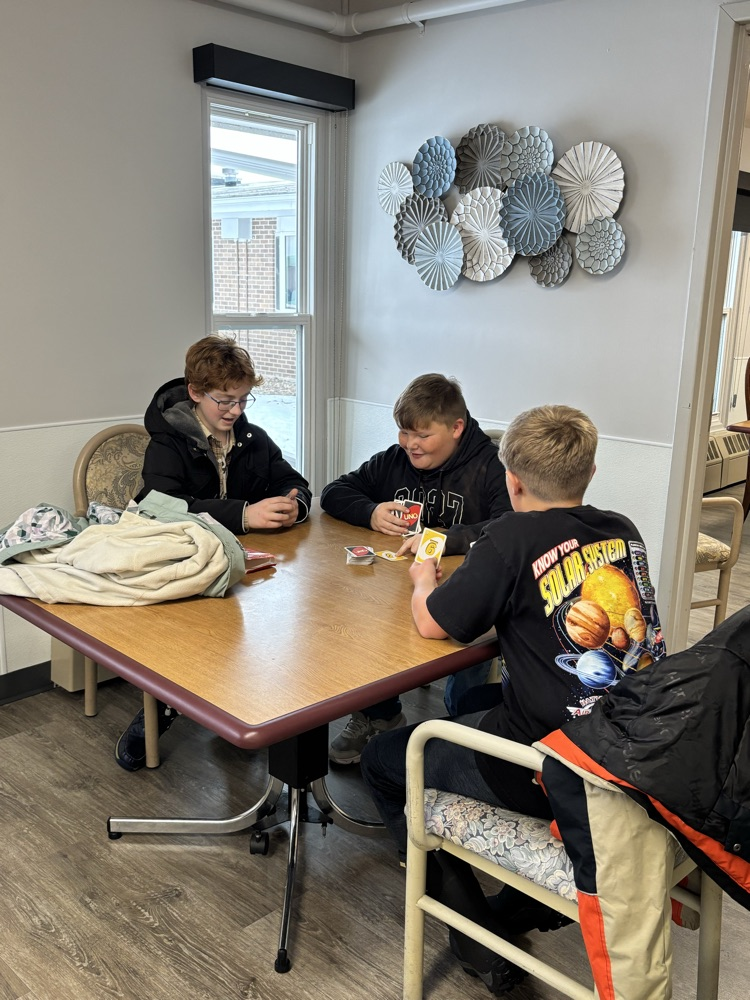 5th - board games at the nursing home!