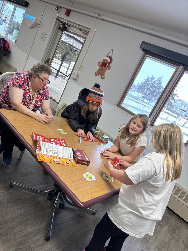 5th - board games at the nursing home!