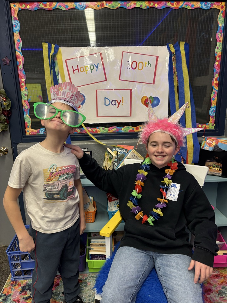 Never too old to celebrate the 100th day of school! 🎉 