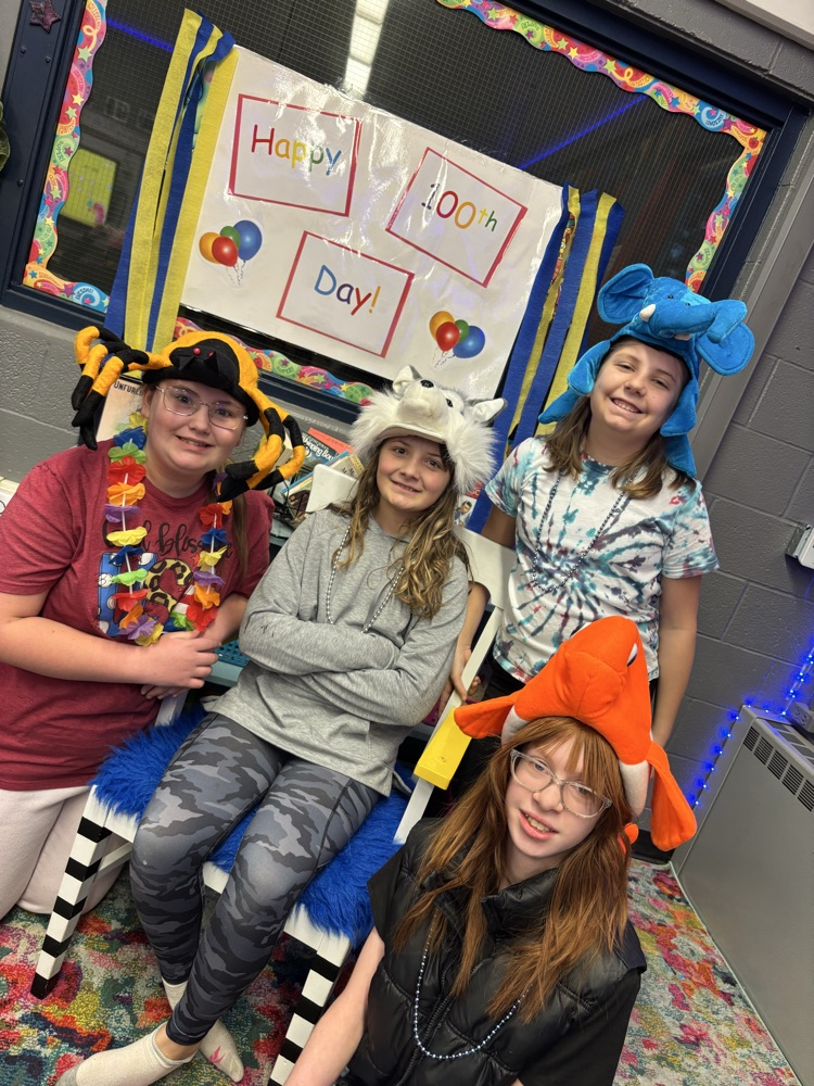 Never too old to celebrate the 100th day of school! 🎉 