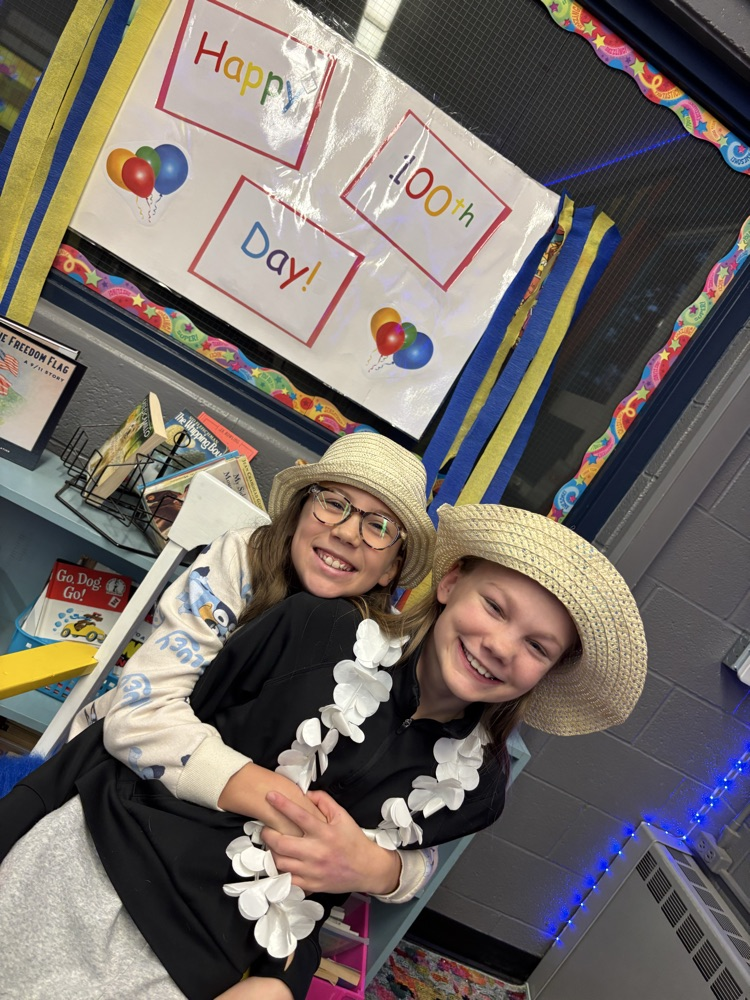 Never too old to celebrate the 100th day of school! 🎉 