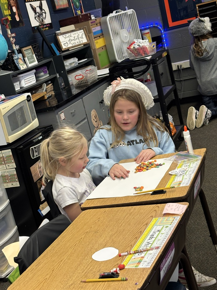 100th day art with PreK! 😀