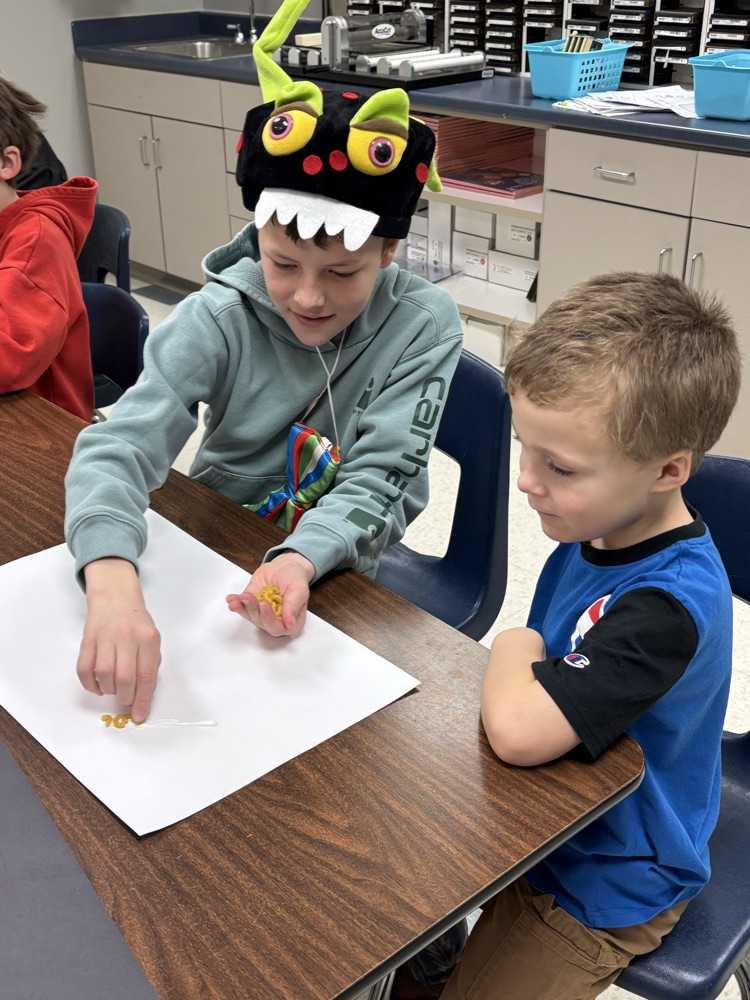 100th day art with PreK! 😀