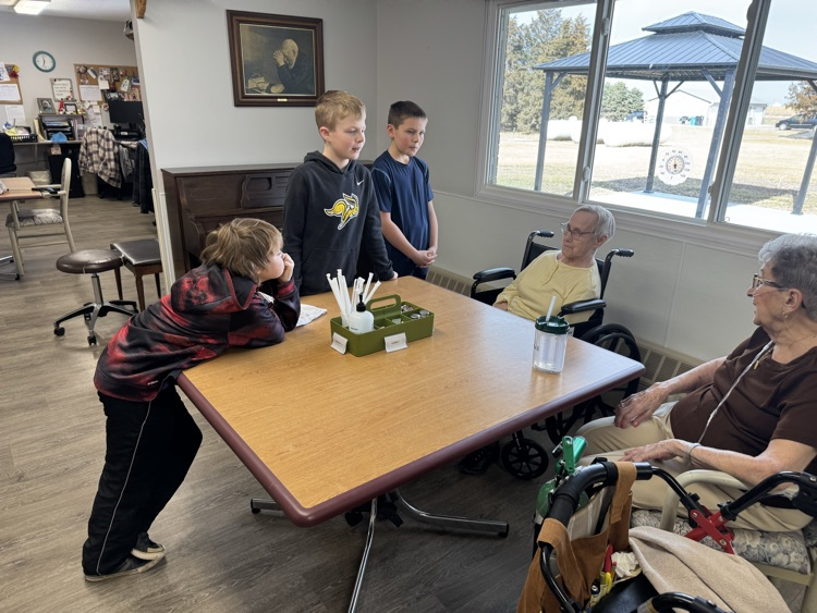 Boys doing a nice job of small talk.