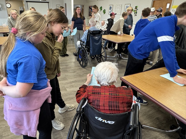 Irene was sharing which songs she knew.