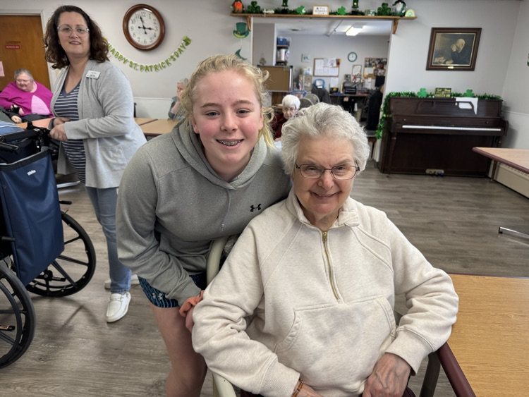 Ari with her great-grandma.