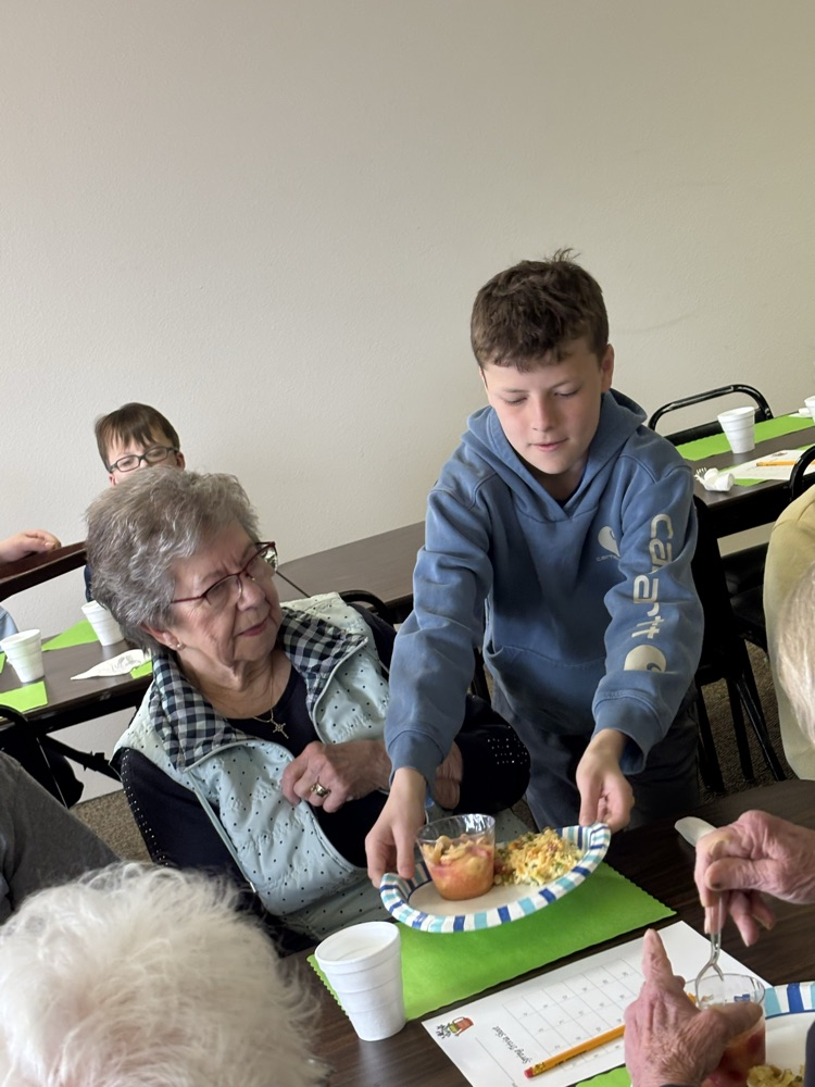 Senior meal day was a huge success! 😊