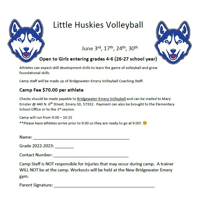 Little Huskies VB