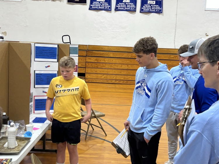 Science fair judging by the staff and students at DWU! 😊