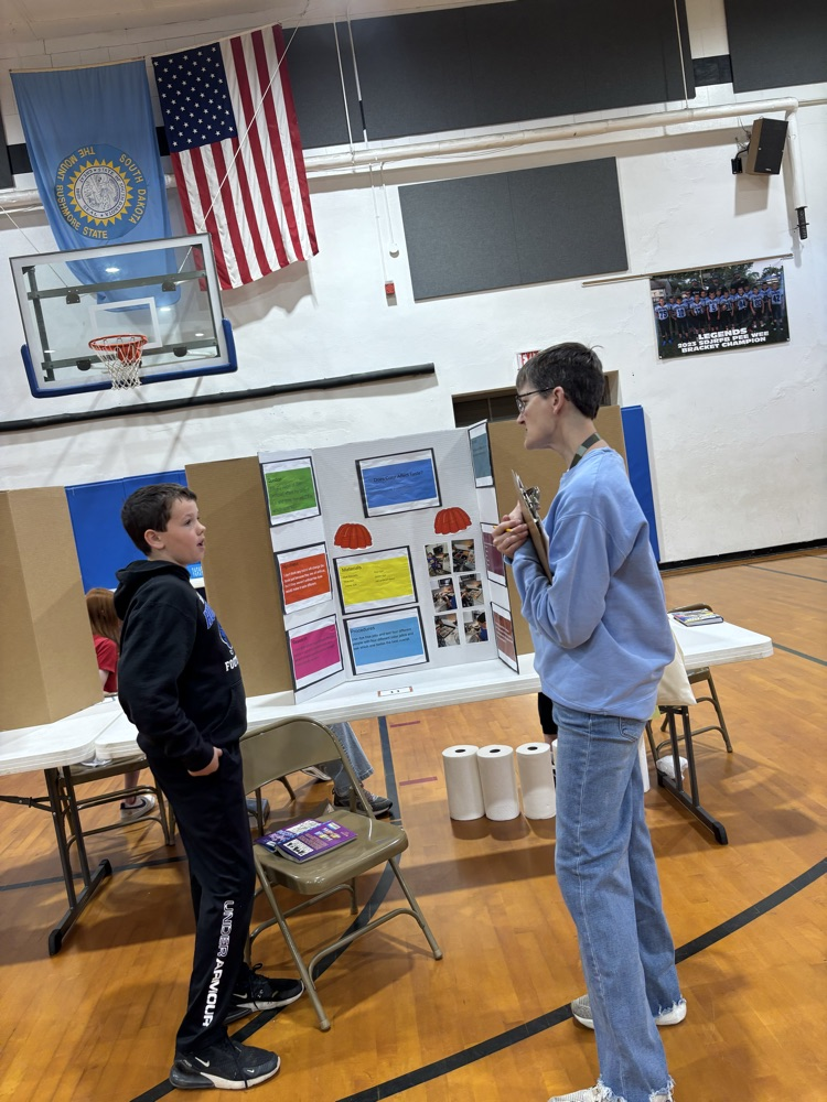 Science fair judging by the staff and students at DWU! 😊