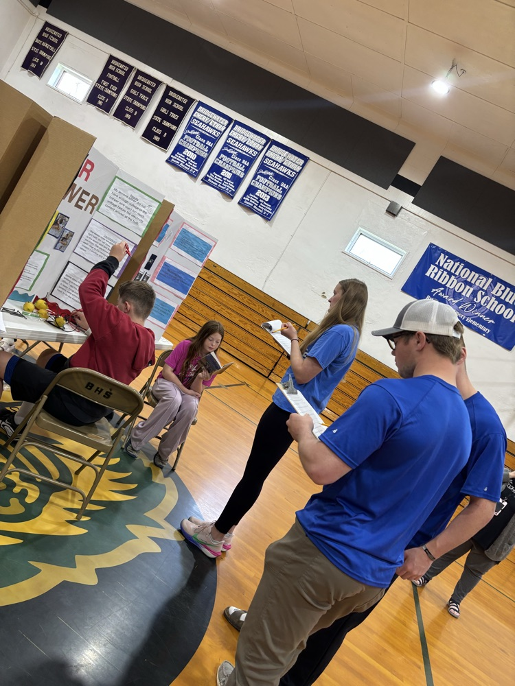 Science fair judging by the staff and students at DWU! 😊