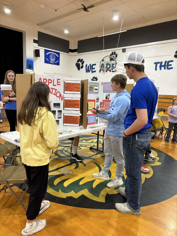 Science fair judging by the staff and students at DWU! 😊