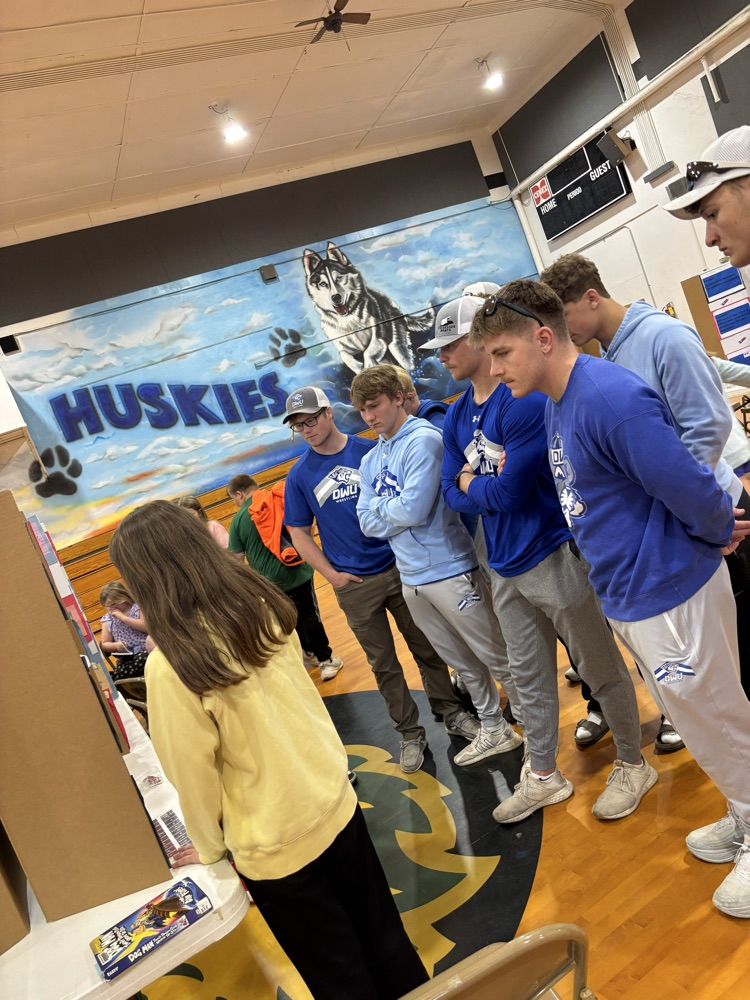 Science fair judging by the staff and students at DWU! 😊
