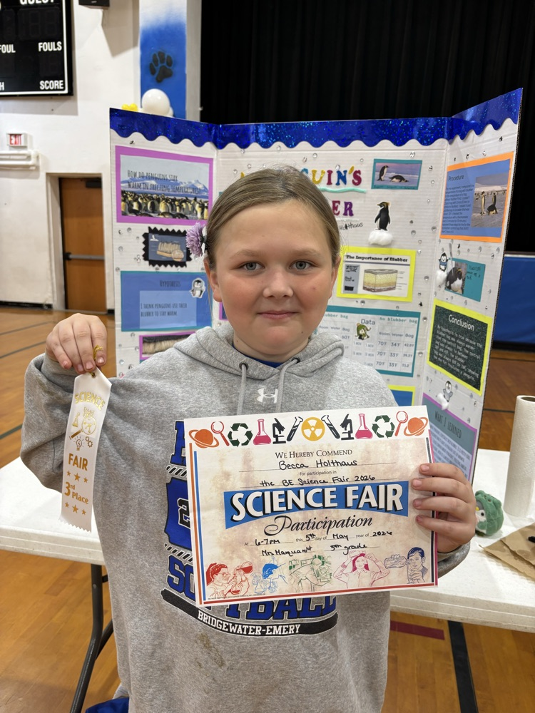 Science Fair 2026 Winners 👏 