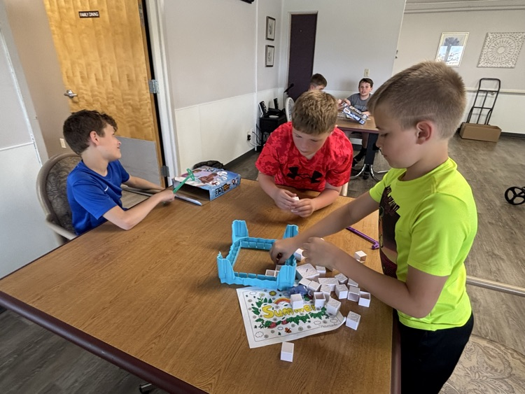 Board games and ice cream with our friends at the nursing home!