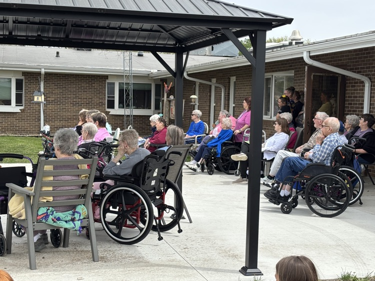 Many residents came out to enjoy.