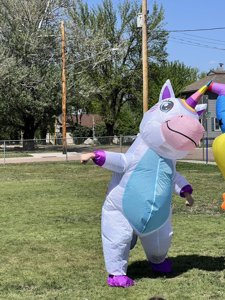 inflatable race
