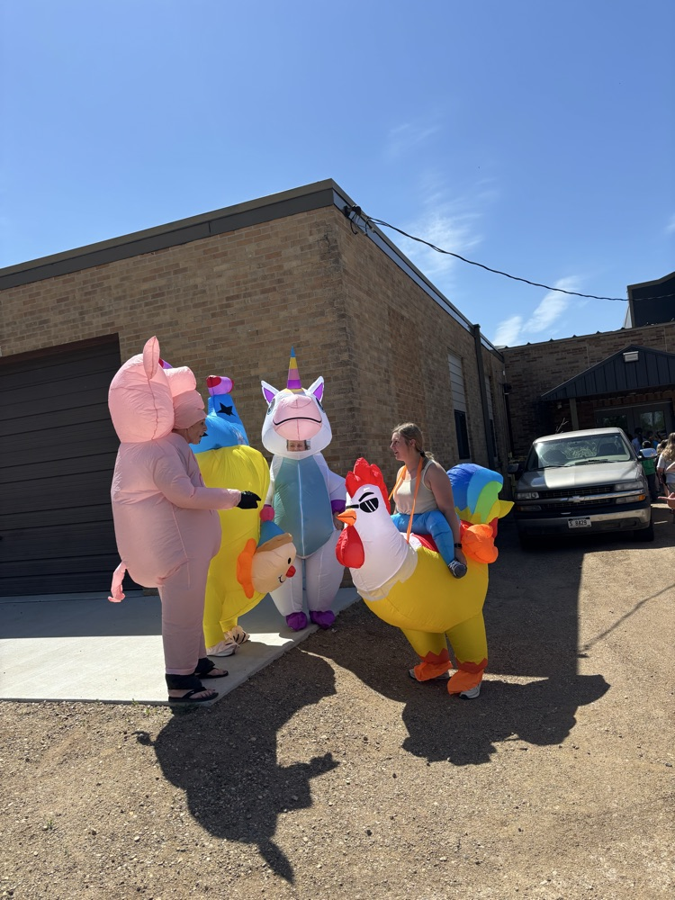 inflatable race