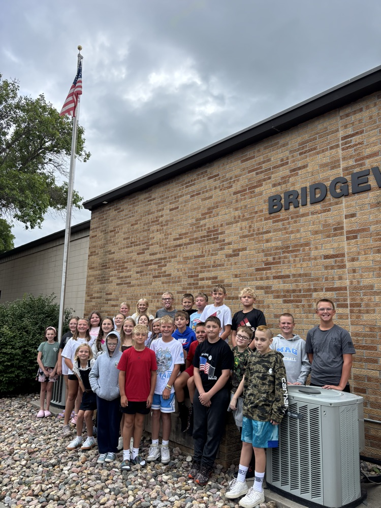 Fifth grade will be in charge of putting the flag up and taking it down each day! 🇺🇸 We learned proper etiquette today on how to do it responsibly.