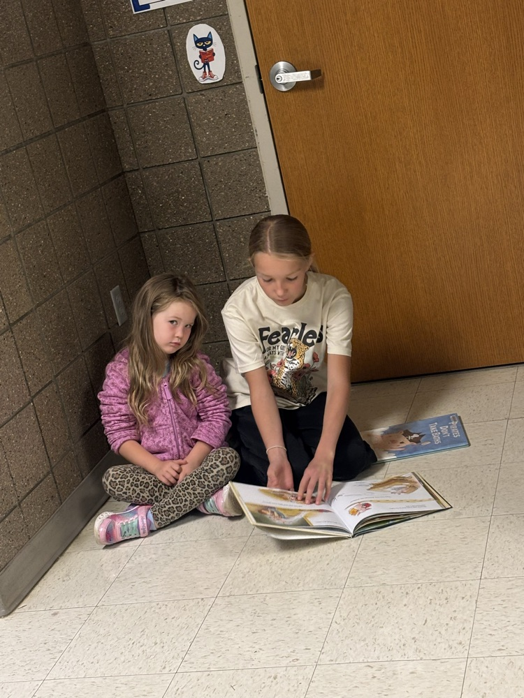5th - Reading buddies with Pre-K 📕