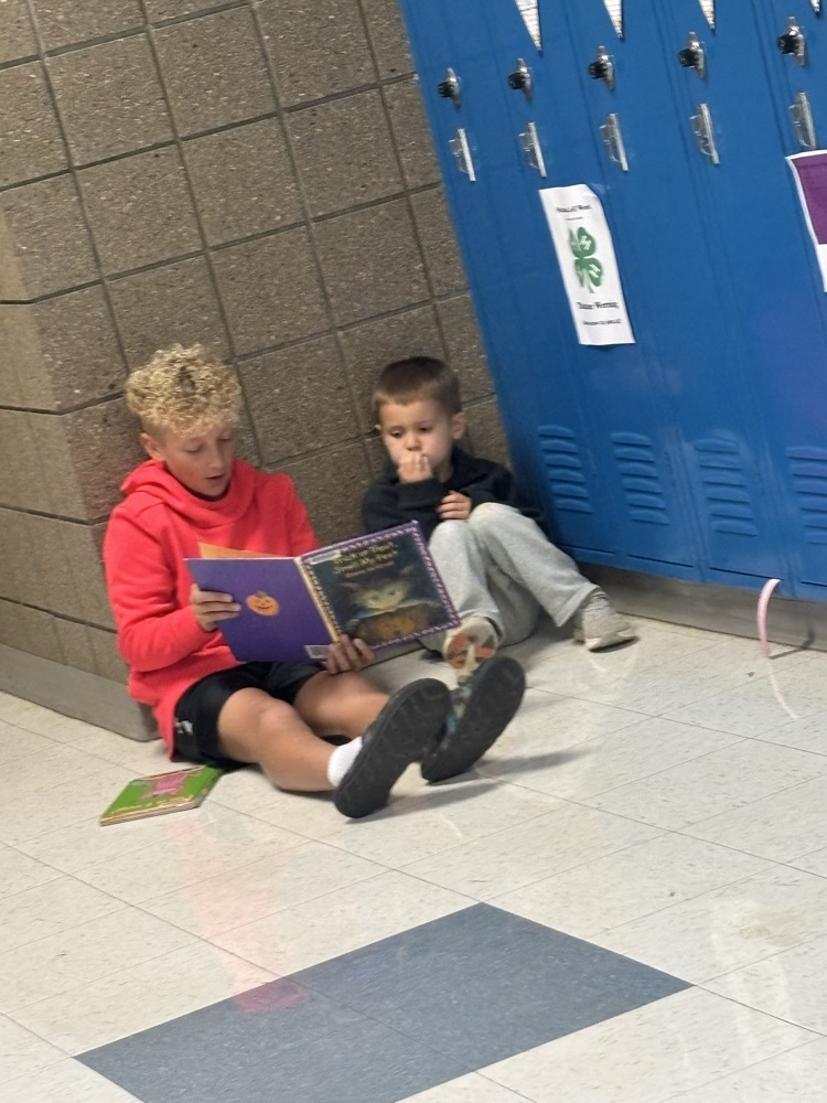 5th - Reading buddies with Pre-K 📕