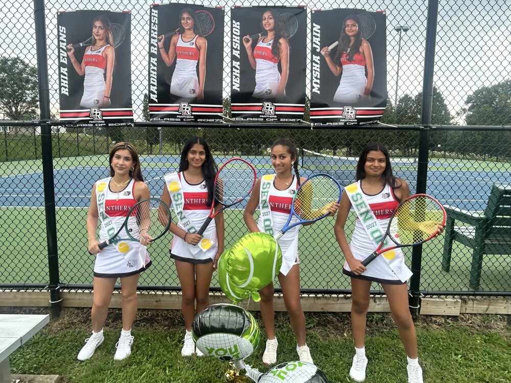 BRHS girls tennis Senior Day