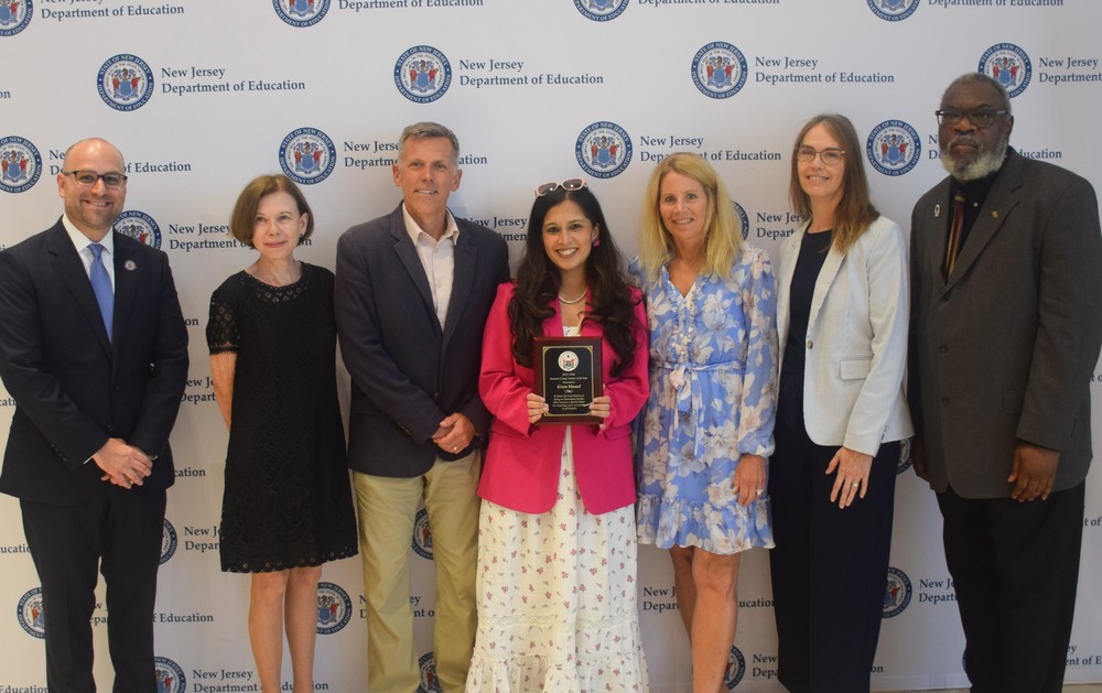 kIRAN AT njdoe CEREMONY