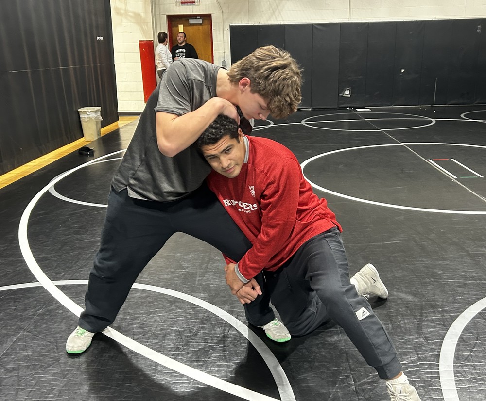 wrestling oractice with sammy alvarez