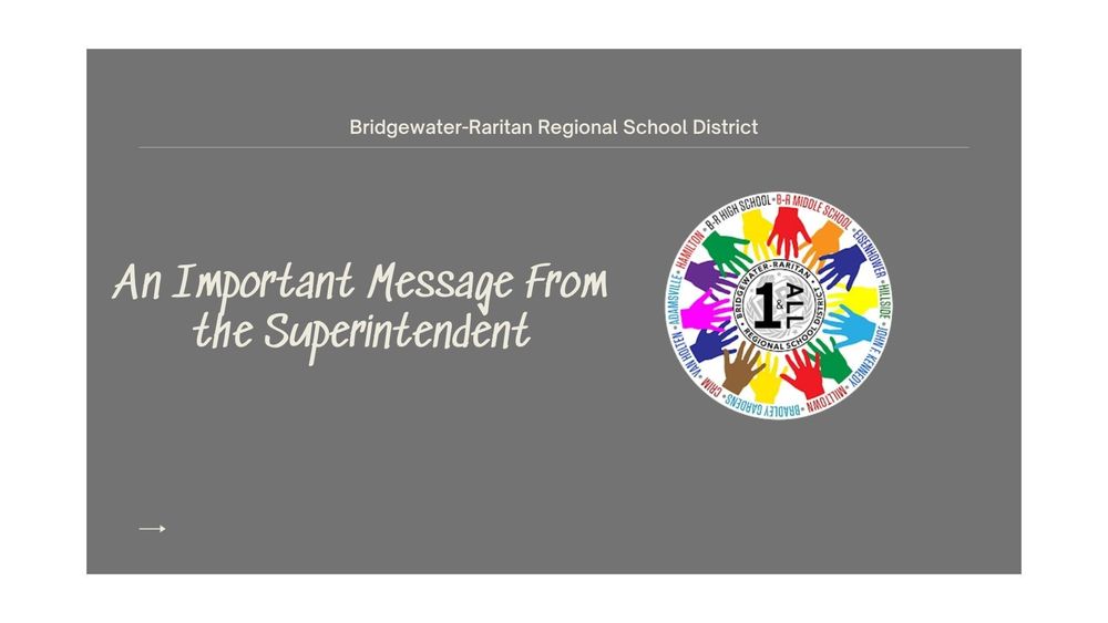 Superintendent Message