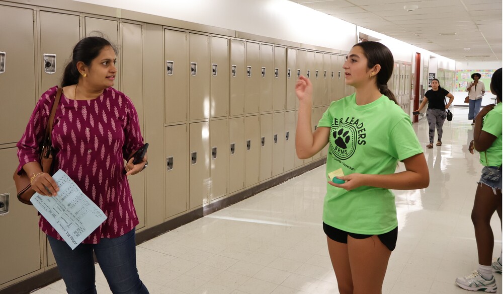 MS Back to School Night with Peers