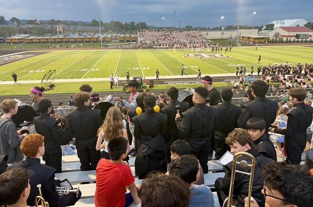BR Middle School band at Basilone