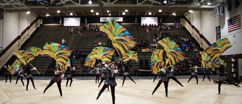 BRHS winter guard in pennsy