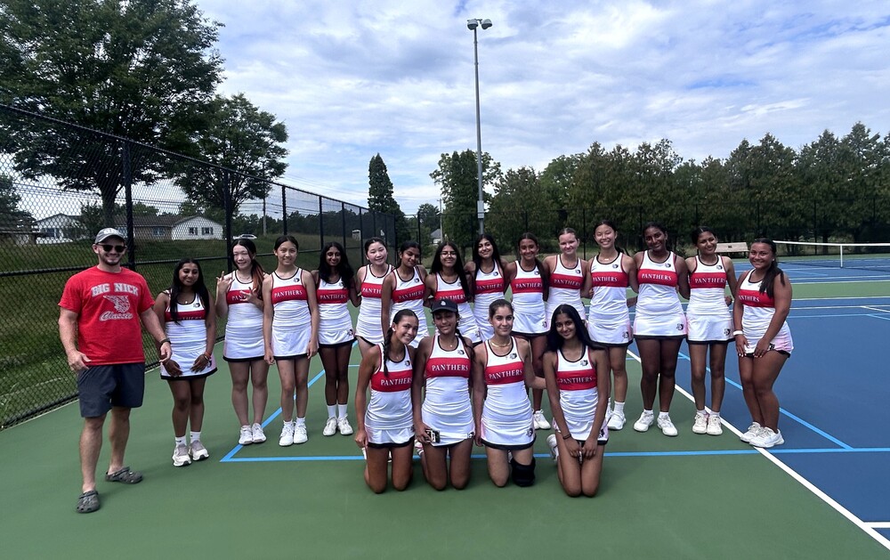 BRHS girls tennis team photo 2026