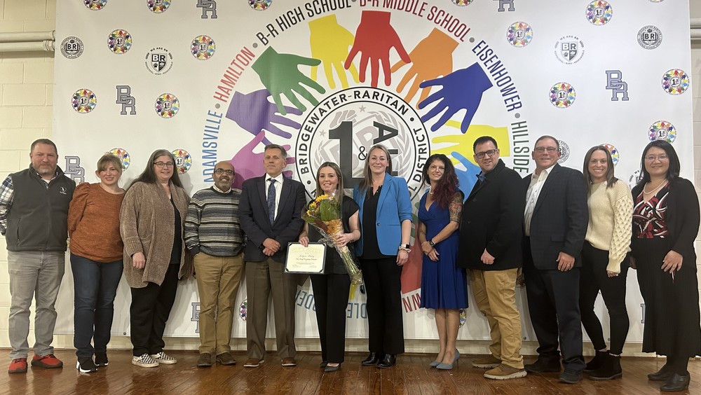 Jackie Hurley honored at bd of ed