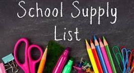School Supply List