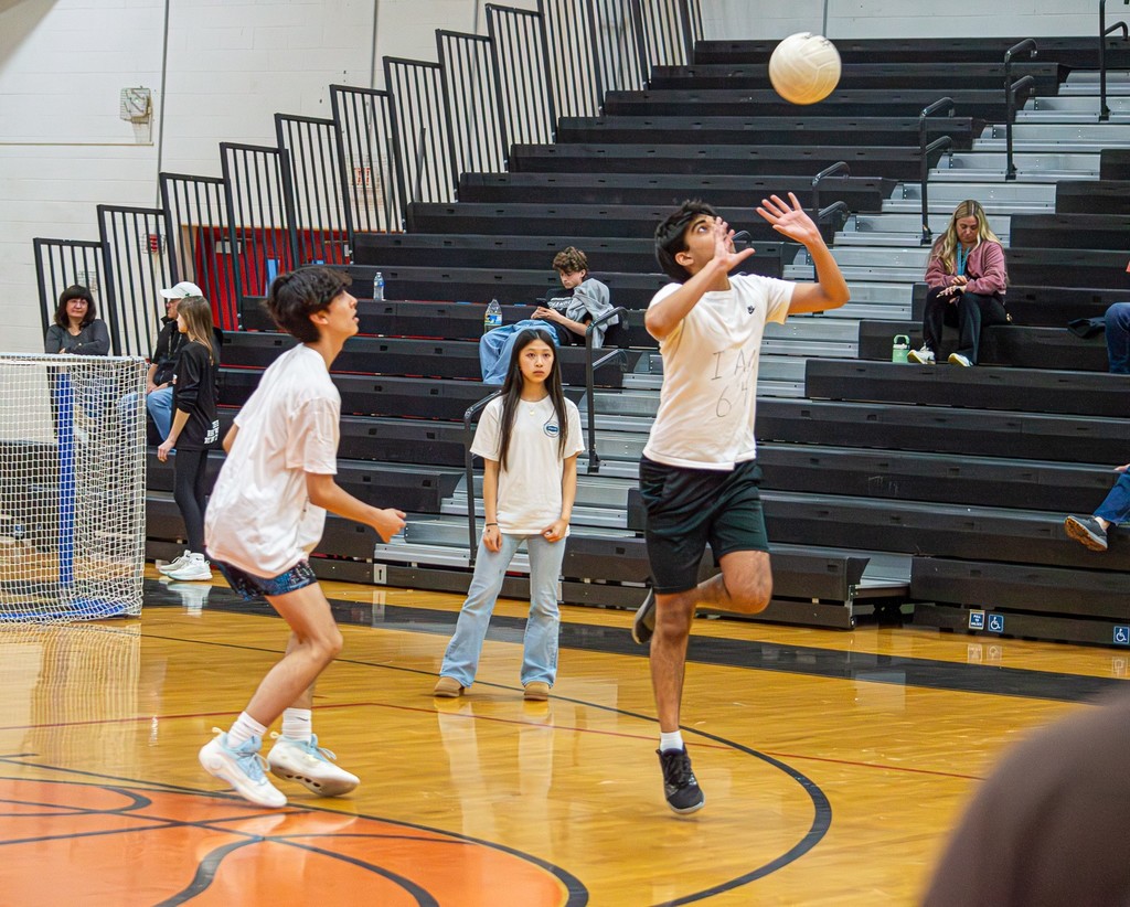 rerun shot at volleyball
