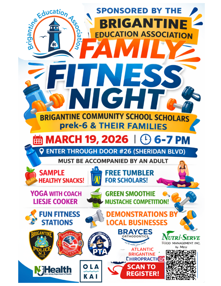 family fitness night flyer