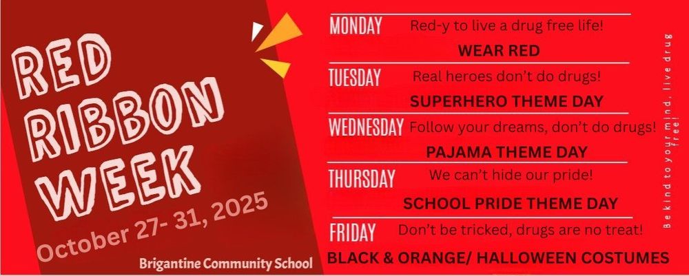 red ribbon week flyer