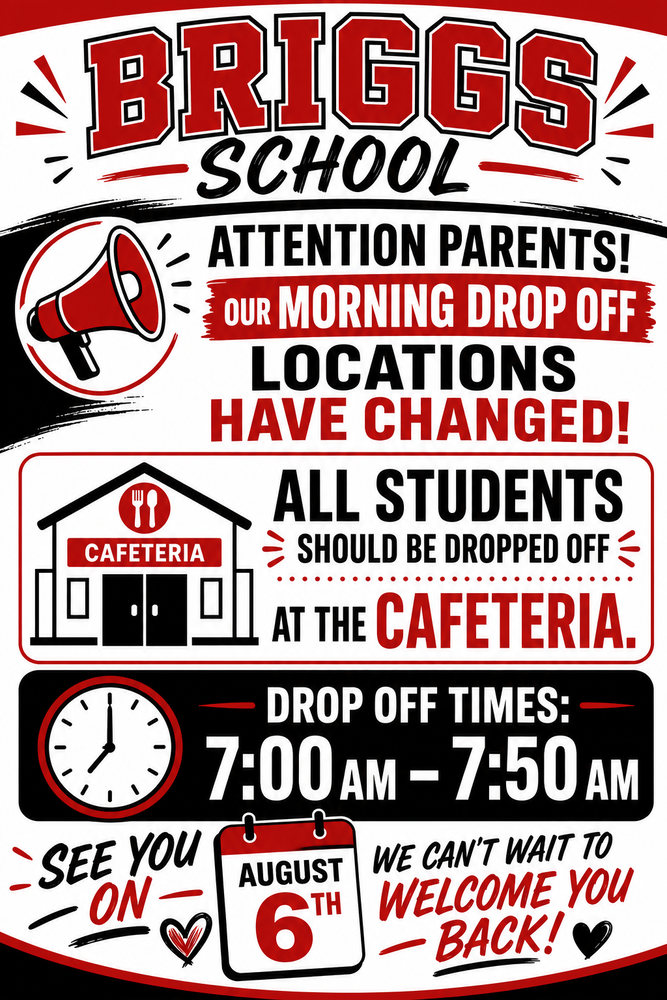 Morning drop off graphic