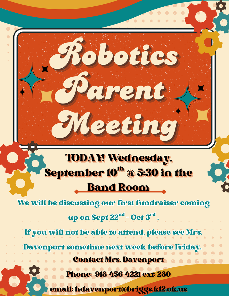 Robotics Parent Meeting