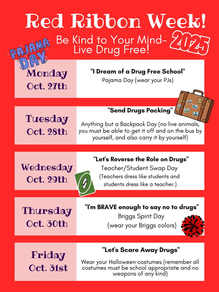 Red Ribbon Week!