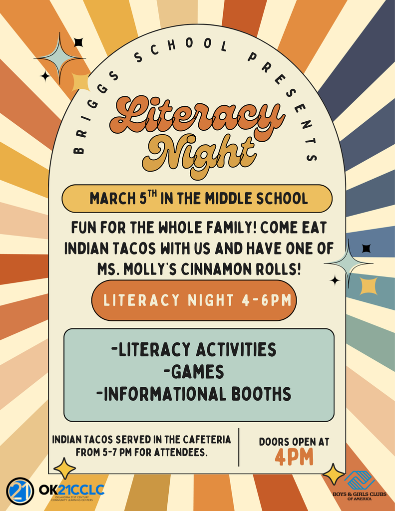 Briggs Literacy Night 