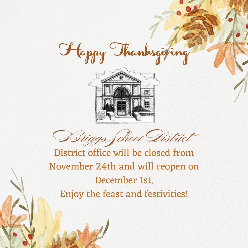 District Office Closed 11/24/25- 11/28/2025